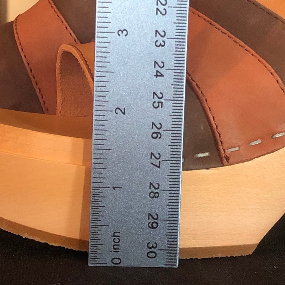 NWOB Swedish Hasbeens Anki Sandal Sz 39 - Picture 12 of 13